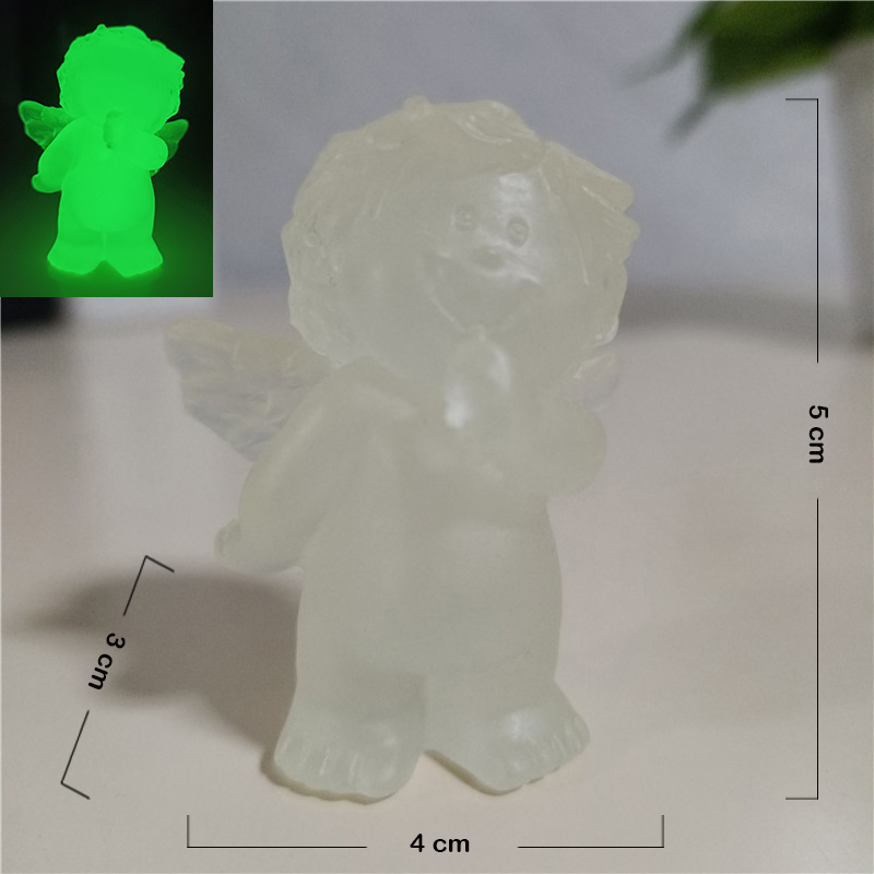 Figuras de ángeles blancos, adornos, de la suerte, estatuas de ángeles de hadas bonitas, escultura moderna, decoración del hogar para boda: violet