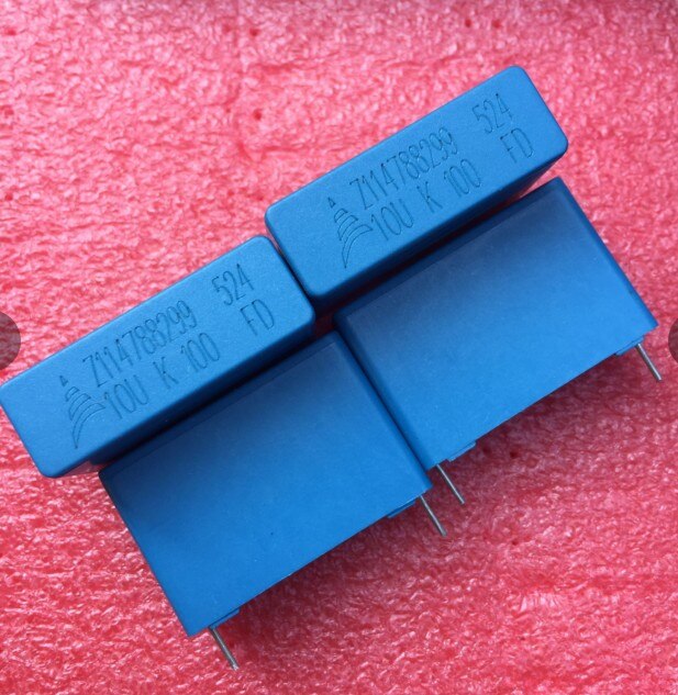 4x EPCOS B32524Q1106K Capacitor - 10uF 100V - 28mm Pitch - Audio Amplifier Component