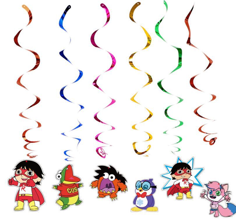 disposable party decoration red Ryan theme birthday children's cup and saucer banner top hat party supplies baby shower