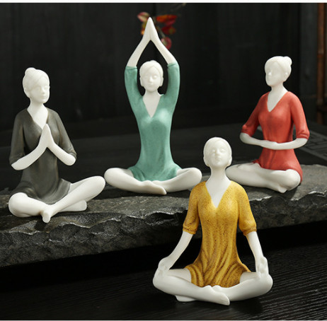 Adornos de té para mascotas de Yoga Kungfu, arcilla púrpura, arena, té para mascotas, accesorios de cerámica hechos a mano para el té, decoración del hogar, artesanías, herramientas para el té