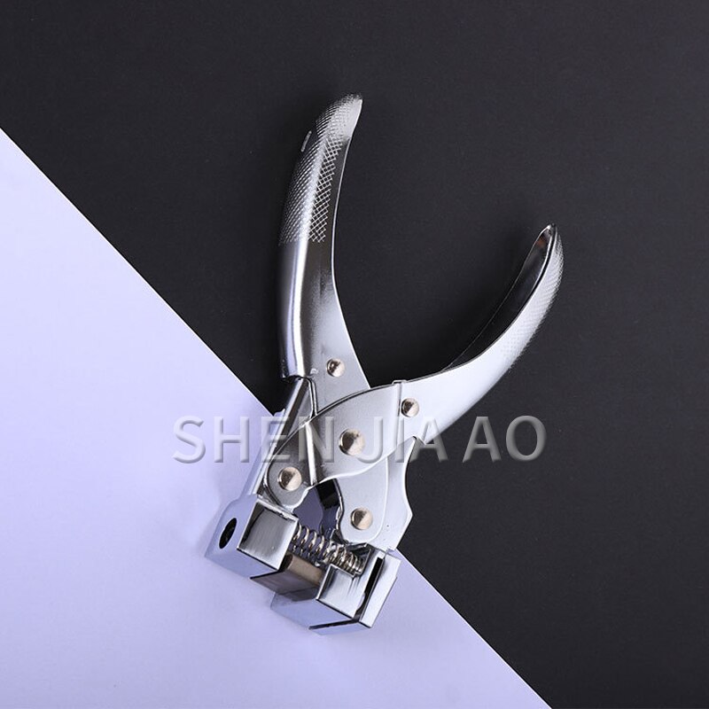 Perforateur manuel perforateur à carte chromé tout métal perforateur 099 perforateur manuel PVC, papier, papier adhésif poinçonneuse 1 PC