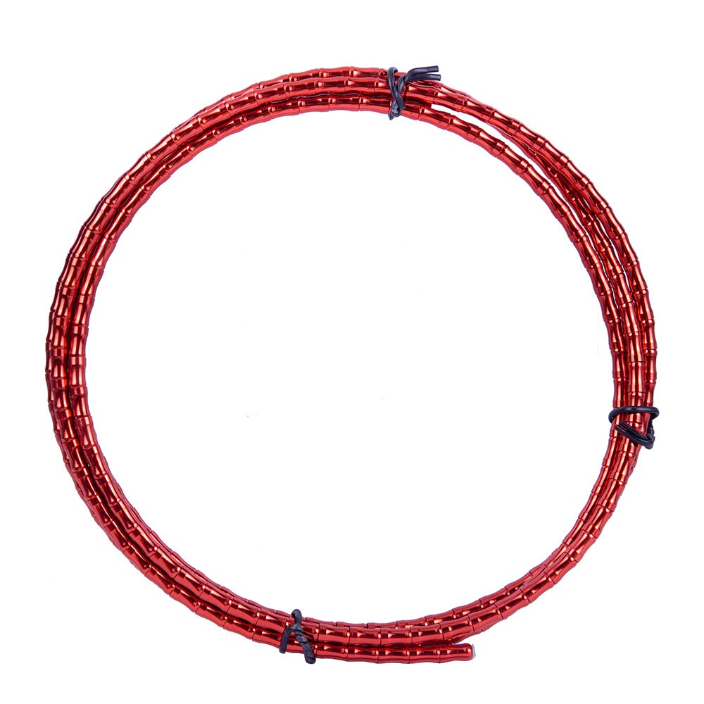 ZTTO 1800mm CNC Bamboo Bicycle Brake Line Cover Elite Aluminum Alloy Links MTB Floding Mountain Road Bike Shift Cable Hose Tube: 1800mm  Red