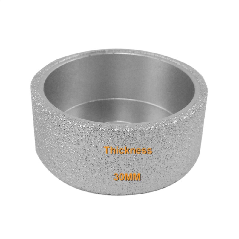 Gtbl 75Mm X 30Mm Hand-Held Slijpschijf Vacuümgesoldeerde Diamant Platte Slijpschijf Profiel Wiel Voor steen Kunststeen