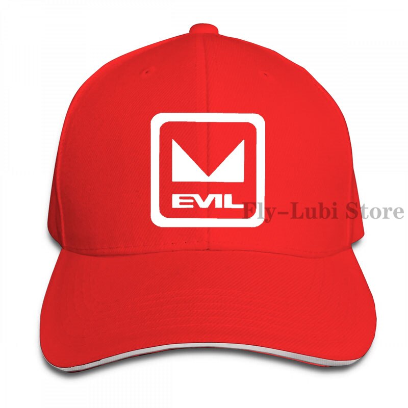 Evil Bikes Baseball cap men women Trucker Hats adjustable cap: 1-Red