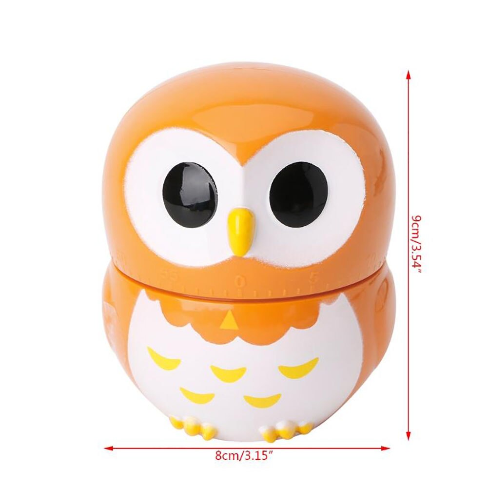 Cute Owl Kitchen Timers For Cooking Shower Study Stopwatch Alarm Clock Novelty Cartoon Cooking Timer Timer Clock Counters