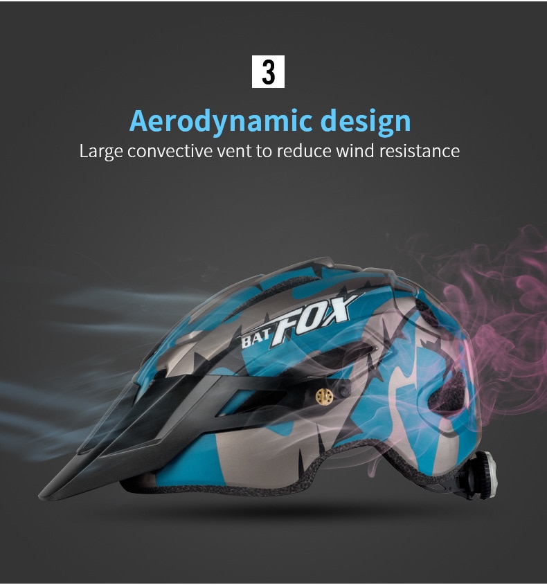 Batfox Fietshelm Helmen Mtb Road Fiets Mountainbike Helm Innerlijke Cap Casco Capacete Da Bicicleta Helm