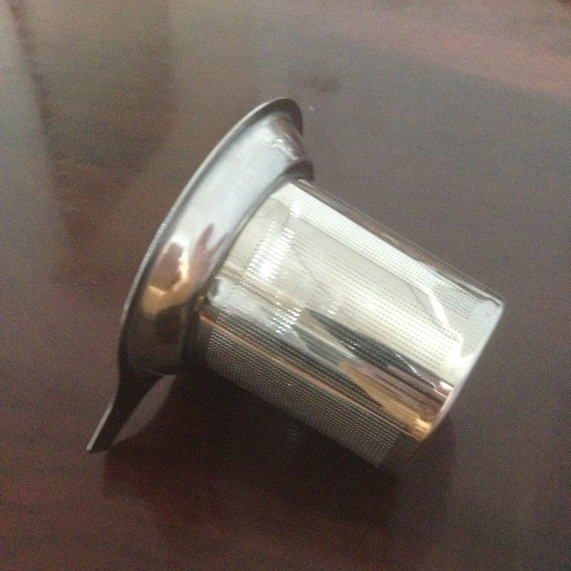 304 rustfrit stål - finmasket filter te kaffe infusionsvæske - fin genanvendelig si