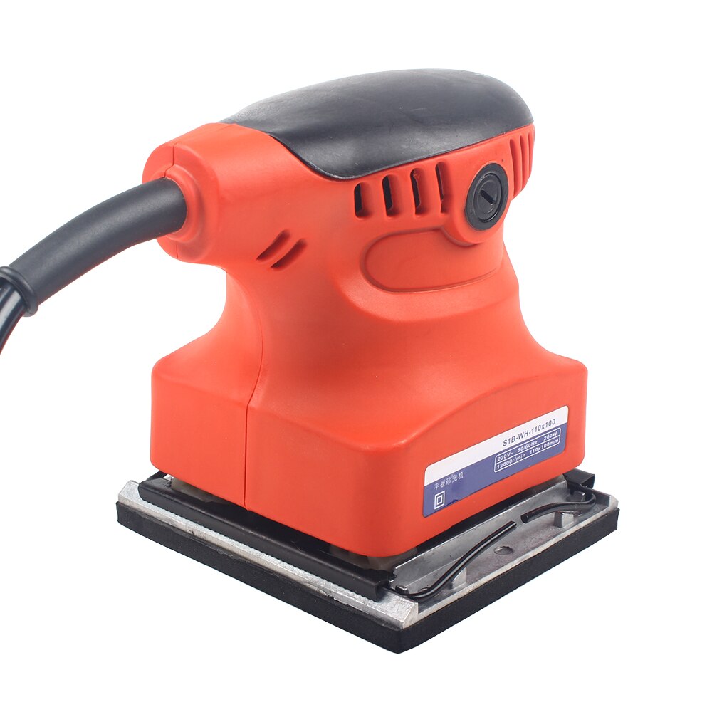 Lijadora eléctrica para madera, herramienta de lijado de 220v, 260w, 110mm x 100mm, para pulir madera/pintura/eliminación de hierro