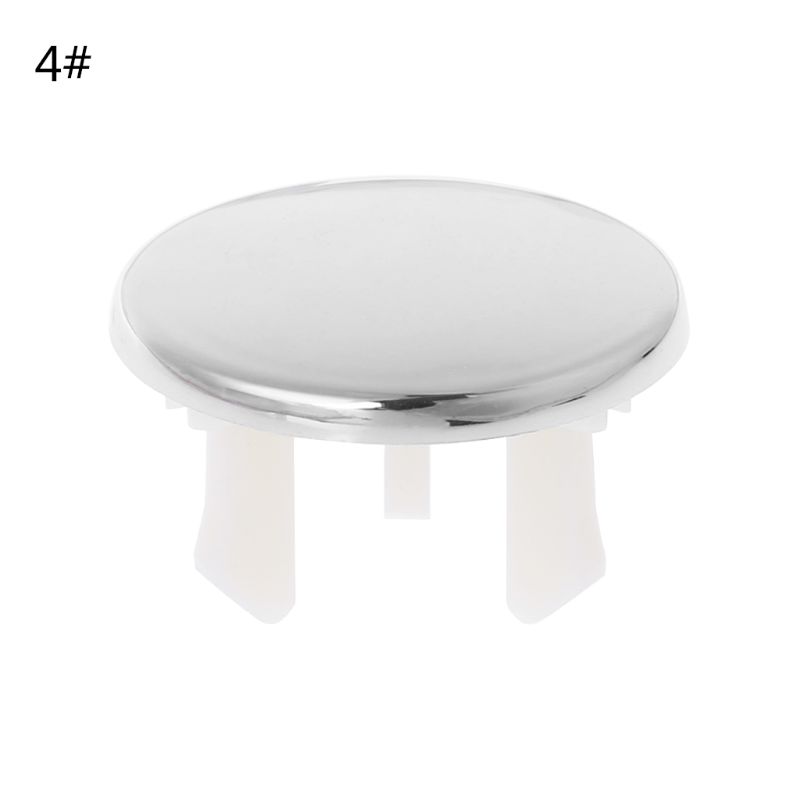 Bathroom Basin Sink Overflow Ring Six-foot Round Insert Replacement Chrome Hole Cover Cap for Bathroom Kitchen: single-ring