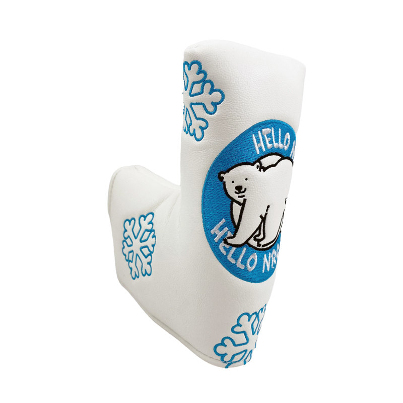 Golf Putter Cover Golf Headcover Magnetische Sluiting Voor Mallet Blade Putter Covers Pu Lederen Golf Club Head Protector Ship: Licht Groen