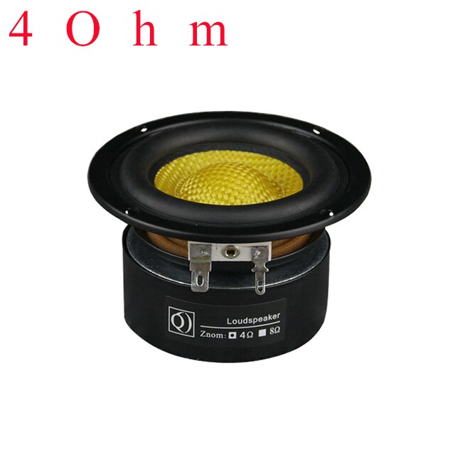 3 Inch Diepe Bass Speaker 50W 4Ohm Woofer Subwoofer Hifi Luidspreker Fiber Glas Super Subwoofer Luidspreker Krachtige Lage Frequentie: Default Title