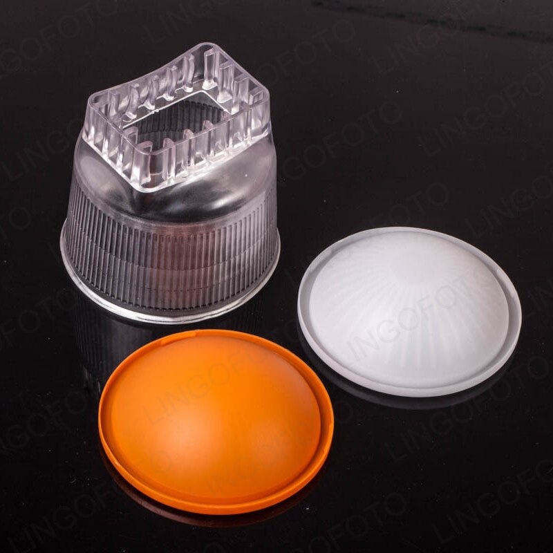 Lambency Flash Diffuser for Canon 420EX/430EX/Sony F36AM Flash Llight with Dome Covers for Nature Photo Flash Speedlite Camera