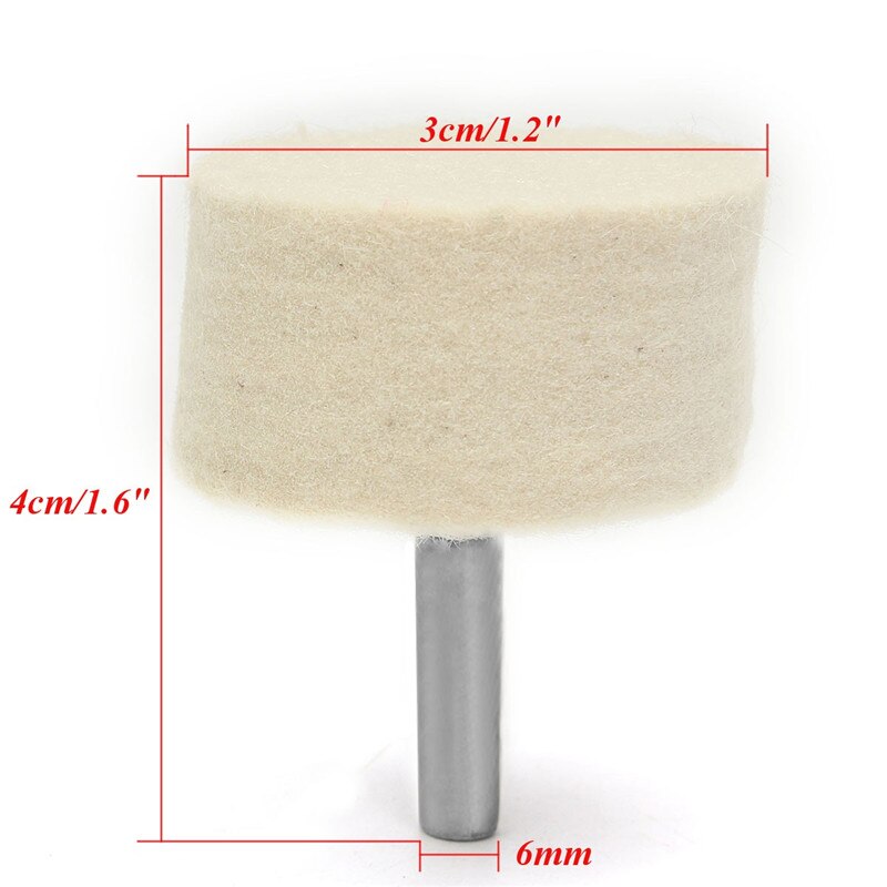 Kit de polissage du verre à l'oxyde de cérium 50g + feutre pour enlever le pare-brise, l'essuyage des rayures de la montre, Kit de polissage du verre, outil de nettoyage du verre