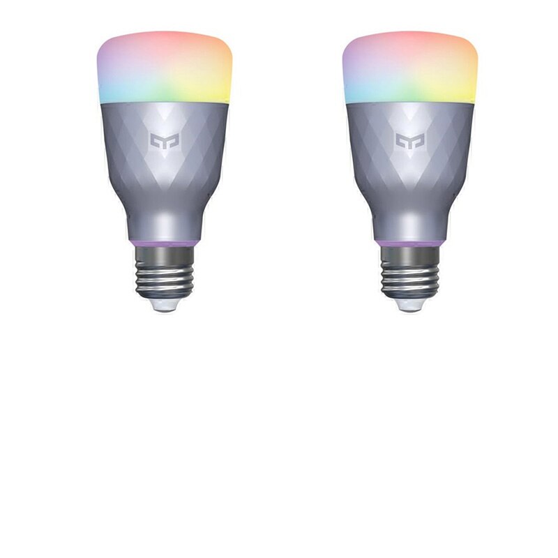 Yeelight Rgb Led Slimme Lamp 1S/1SE E27 Wifi Gloeilampen Voor Mihome Voor Apple Homekit Remote controle: 1SE 2PCS