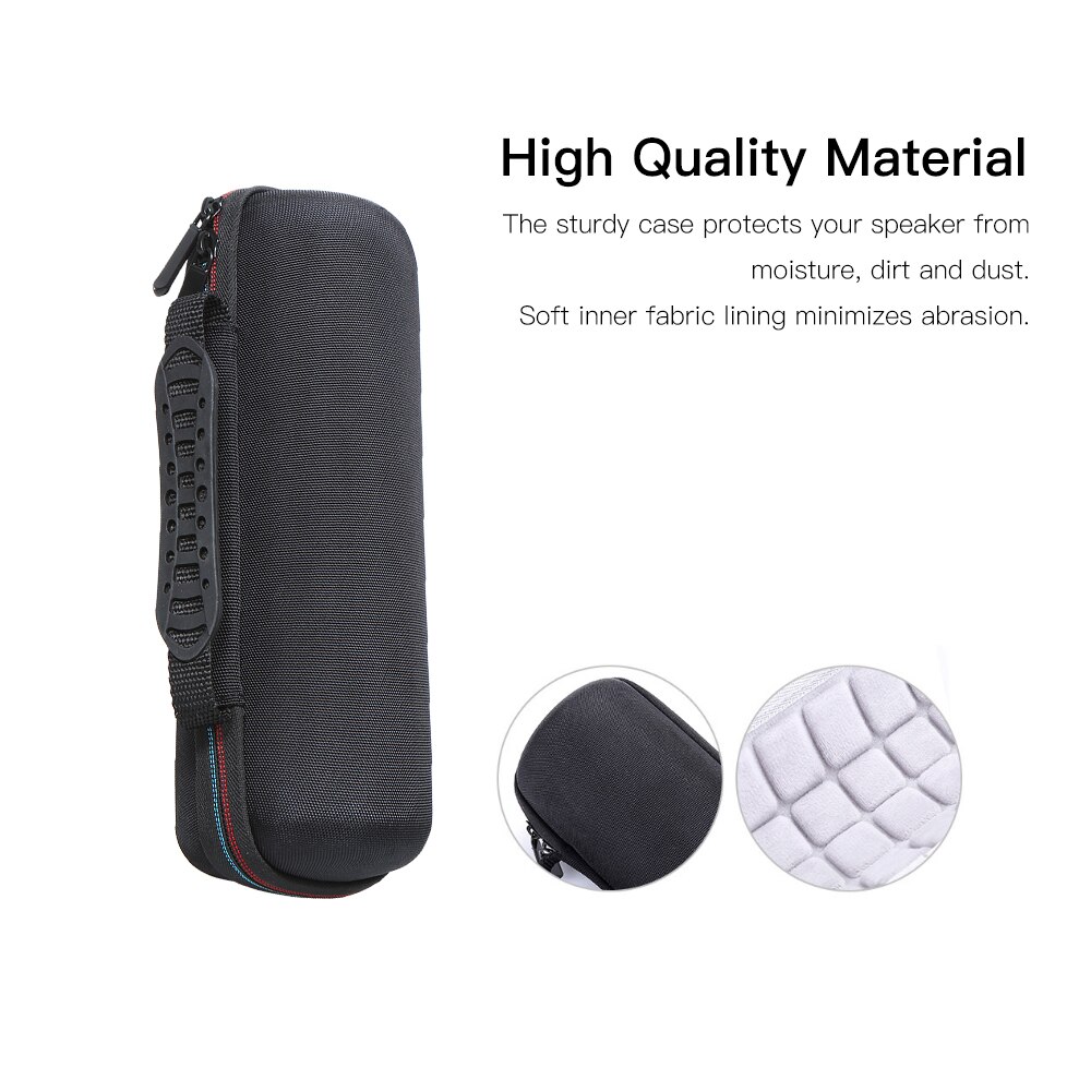 Carring funda BT altavoz duro EVA funda con carcasa a prueba de golpes y forro suave funda protectora de viaje