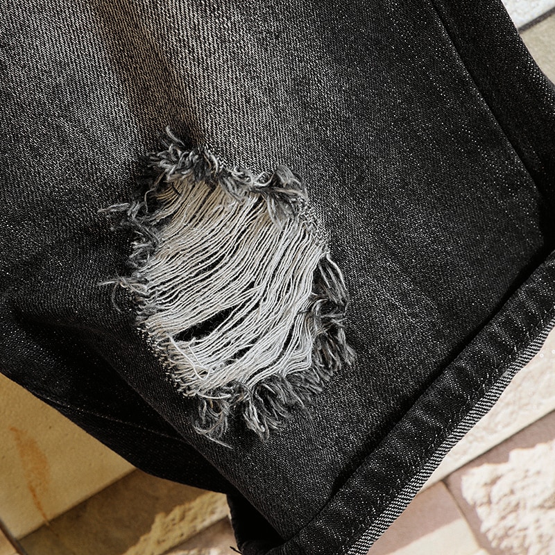 Mens Short Jeans Brand Clothing Straight zipper Mens Denim Shorts Slim Casual Summer Short Jeans Shorts Male