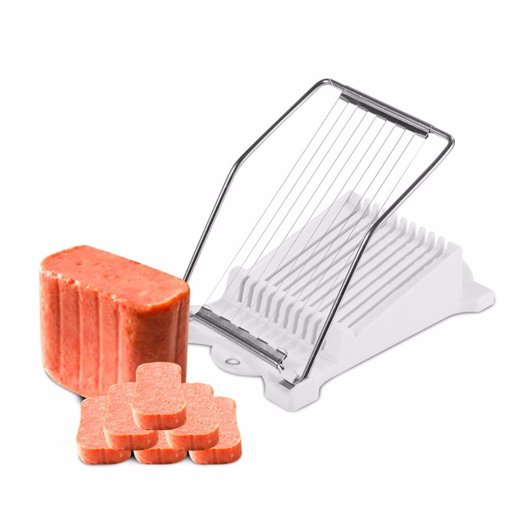 Edelstahl Fleisch Cutter Drähte Mittagessen Fleisch Schinken Gekochtes Ei Käse Fleisch Cutlets 11 Scheibe Küche Lebensmittel Schneiden Werkzeug