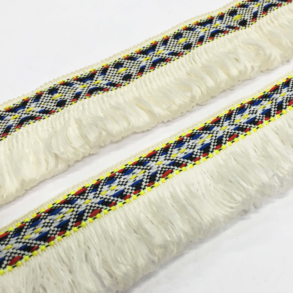 free ship 3.5cm wide line weaved trimming fabric price for 2 yards