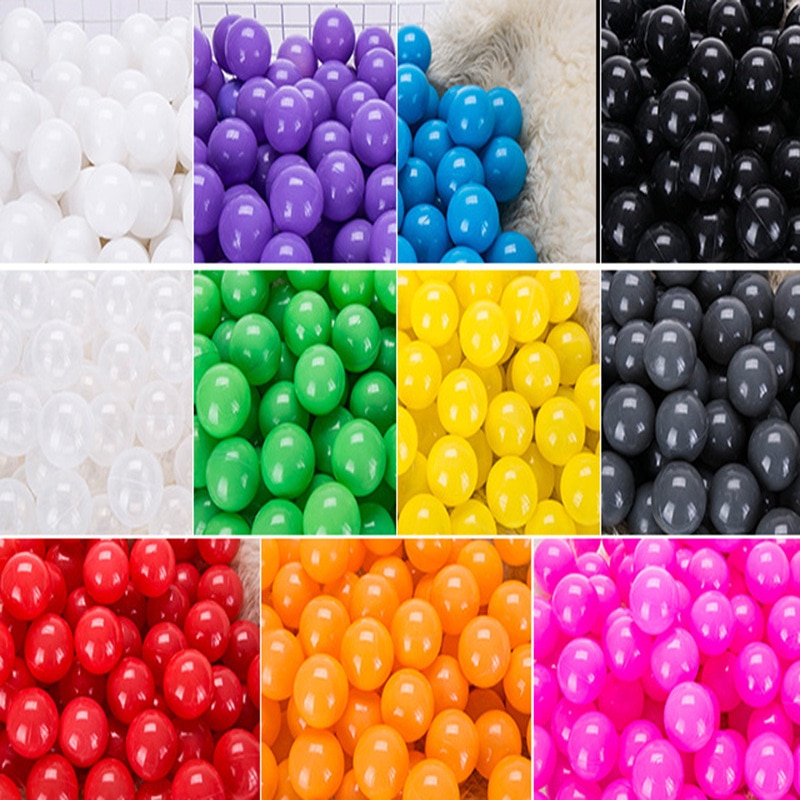 8cm Many Colors 30pcs/lot Optional Eco-Friendly Big Balls Safe Soft Ocean Ball Funny Baby Toy Kid Water Pool Ocean Ball Pits