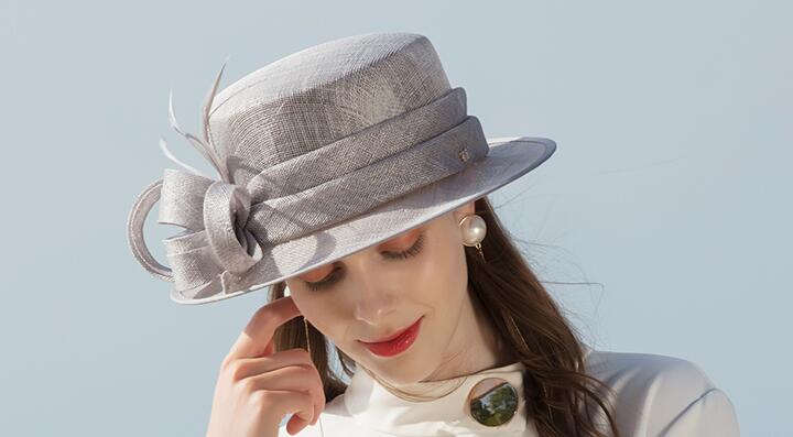 kentucky derby hats for women white church hats: Gray