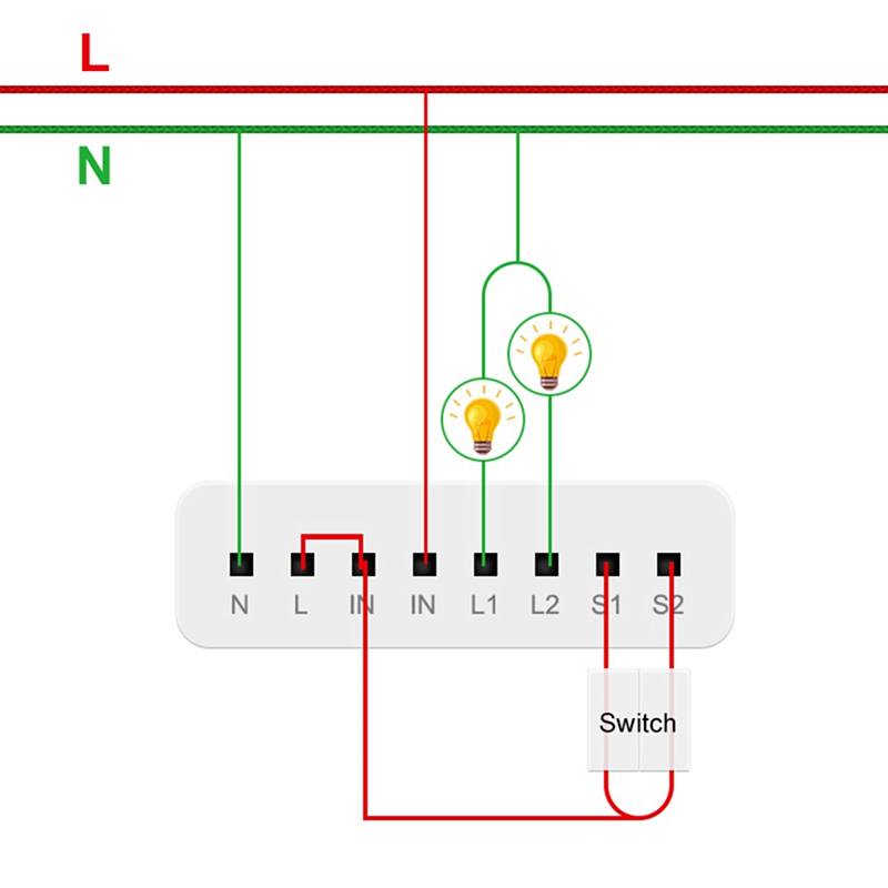 Aqara Module de relais sans fil contrôle bidirectionnel Double 2 canaux commutateur contrôleur lumière intelligente pour mi Home original xiaomi