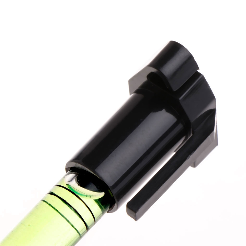 Pocket Line Hanging Level Brick Rope Cord Wire String Bubble Hanger Black D7WA