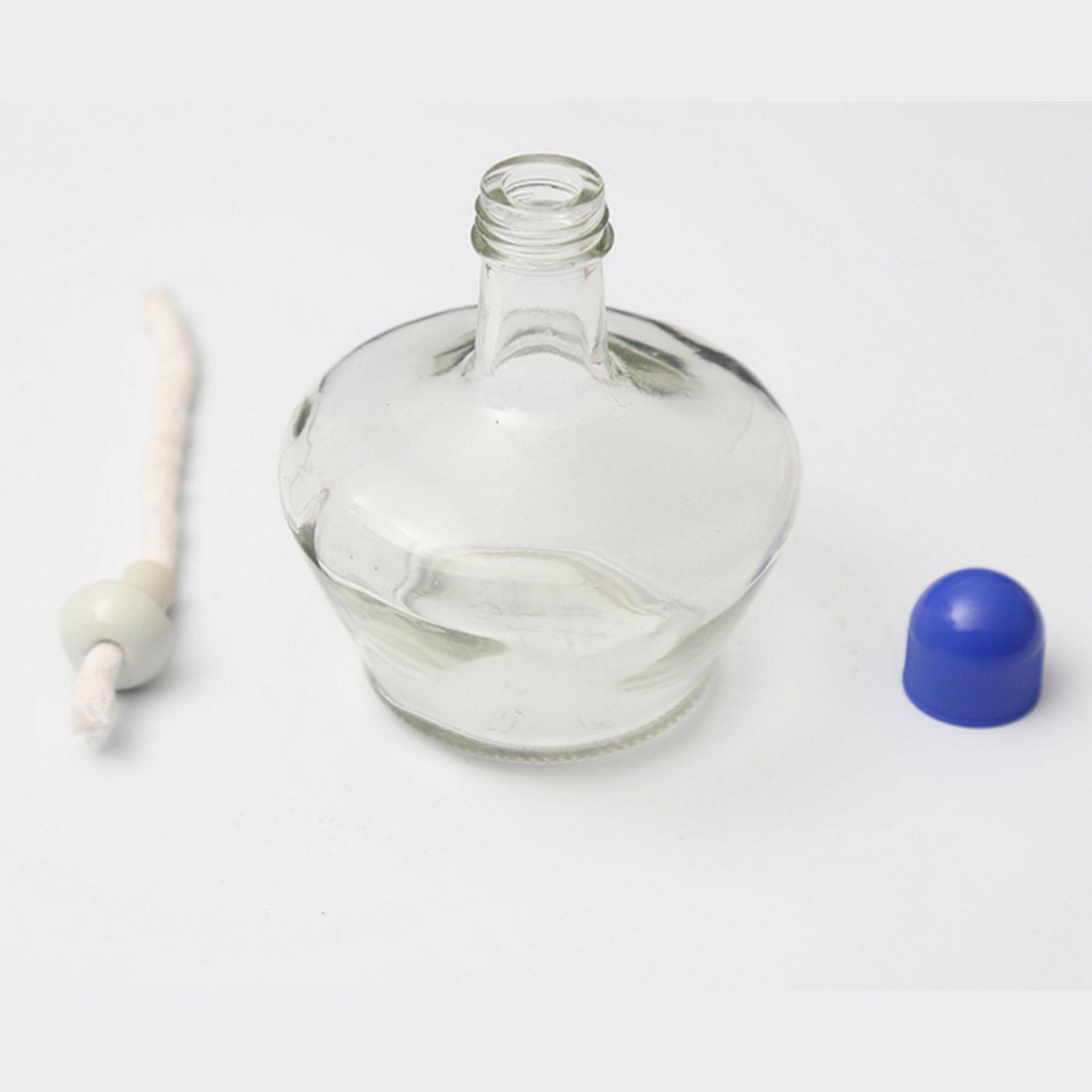 30/60/150/250ml Durable Glass Alcohol Burner Lamp Bottle Labware