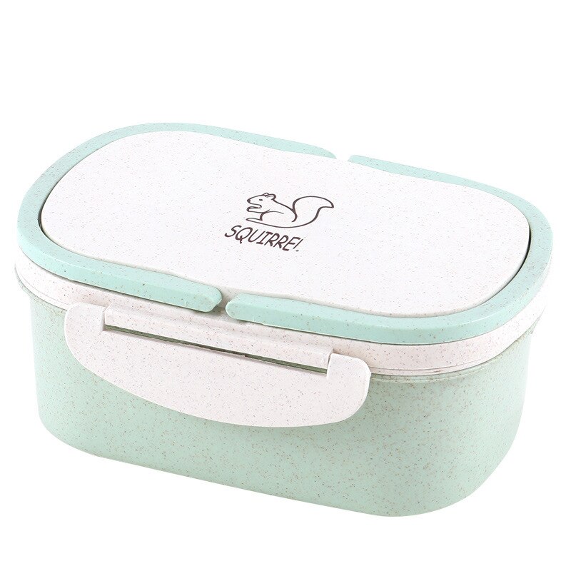 Double Layer Lunch Box Portable Cute Cartoon High Capacity Light Food Container Home Office Student Picnic Leakproof Bento Box