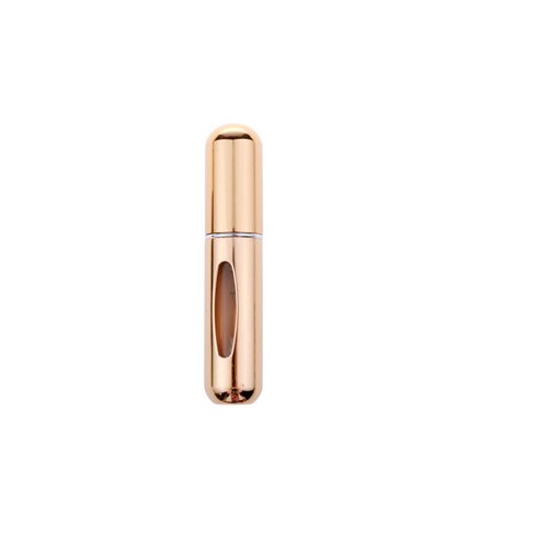 XZJJA Bodem gevulde Mini Parfum Spray Flessen Metalen Shell Spray Verstuiver Draagbare Reizen Parfum Opslag Fles Punten Bottelen: Rose gold Bottles