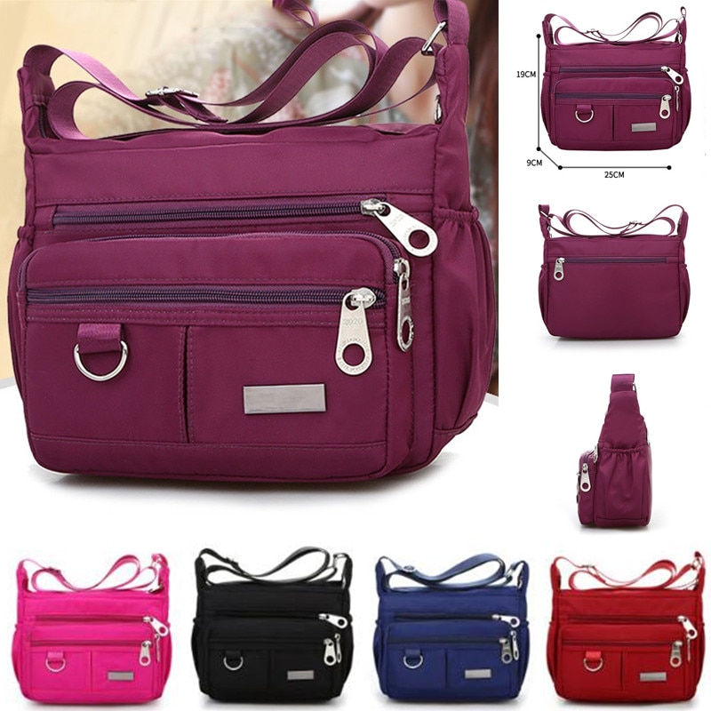 Vrouwen Schoudertas Waterdichte Nylon Messenger Bag Casual Schoudertas Grote Capaciteit Mode Handtas Dame Messenger Bag