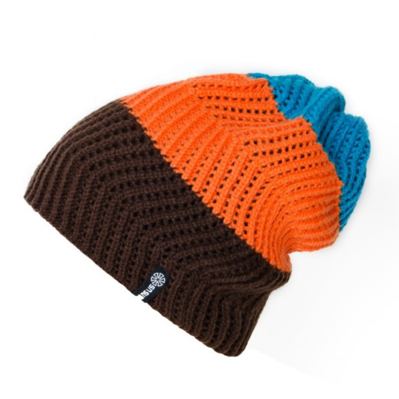 hommes femmes Ski hiver tricot patinage crâne casquette Ski chapeau bonnets col roulé casquette Snowboard: Bleu