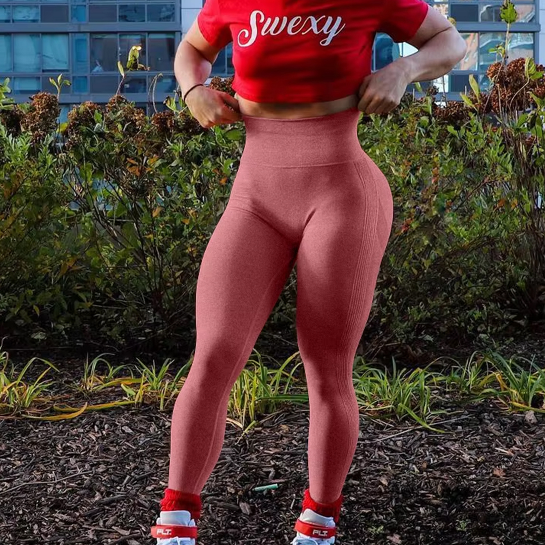 Frauen Hintern Heben Yoga Gamaschen Elastische trainieren Hohe Taille Bauch Kontrolle Geraffte Beute Hosen Nahtlose Fitnessstudio Kompression Strumpfhosen