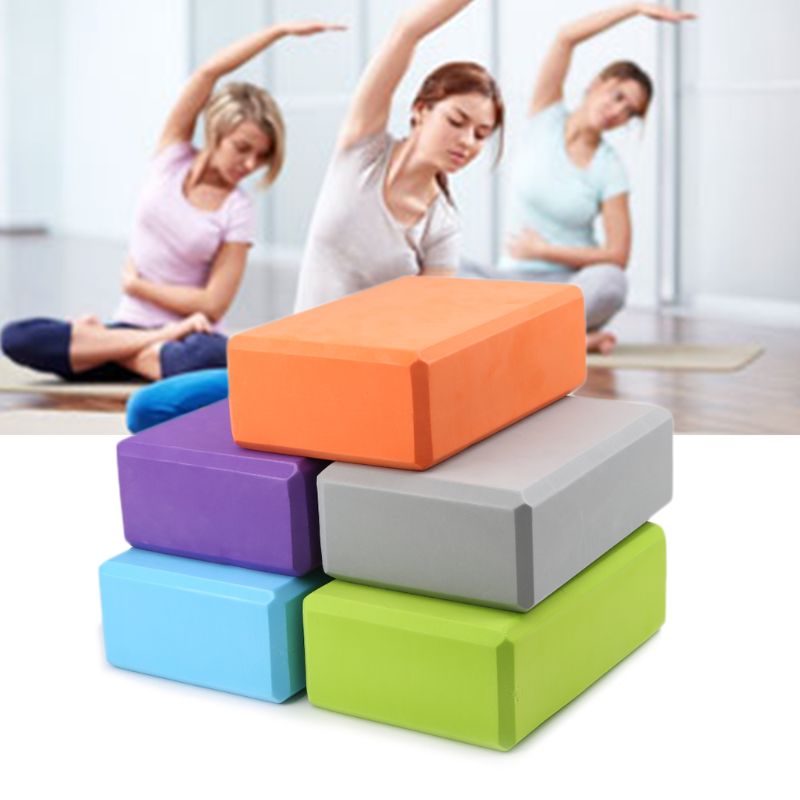 EVA Yoga Block Training Body Shaping Pilates Fitness Foam Brick Stretching Aid Yoga Block Yoga Accessories