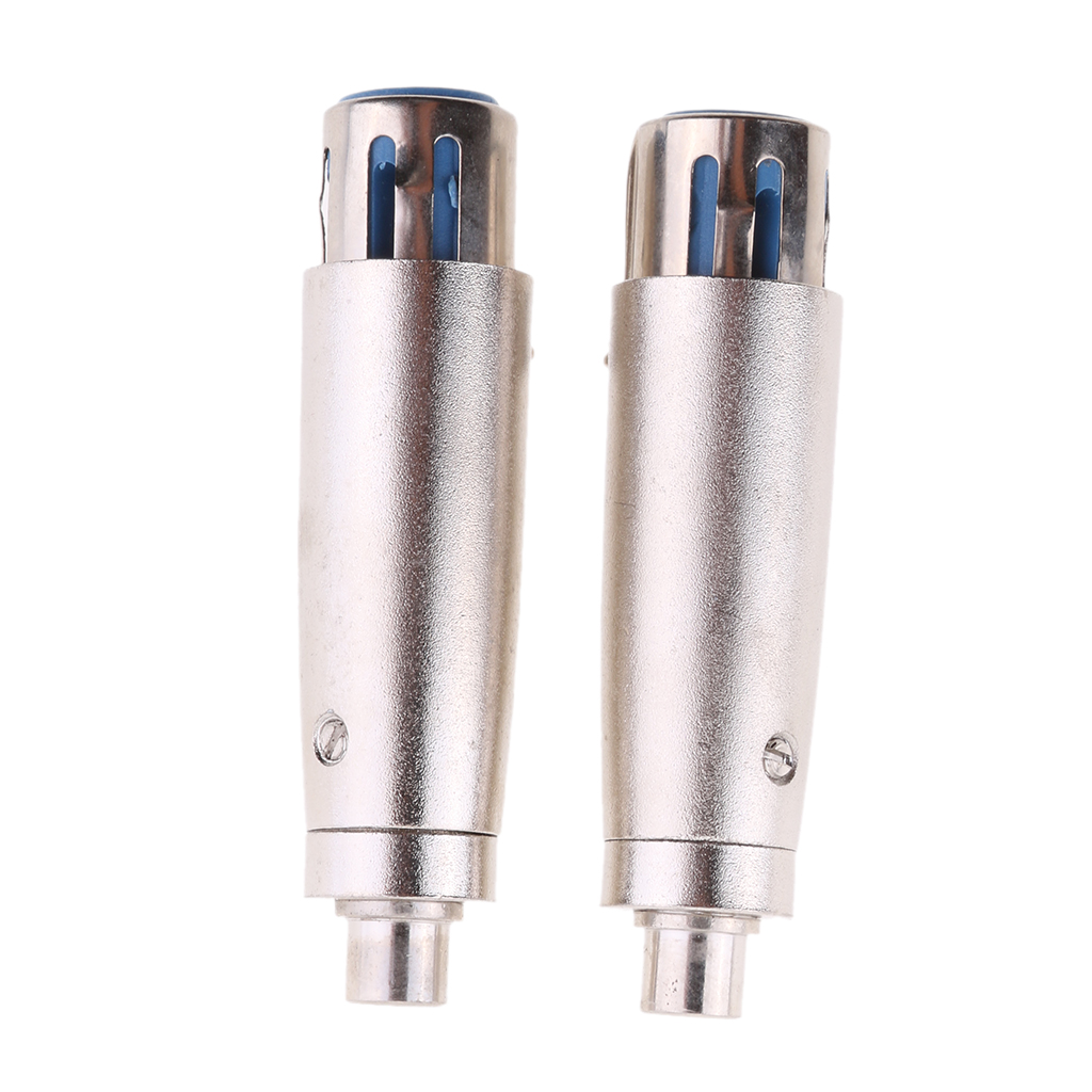 Socket Naar 3-Pin Xlr Socket Audio Cale Microfoon Mic Dj Adapter (2