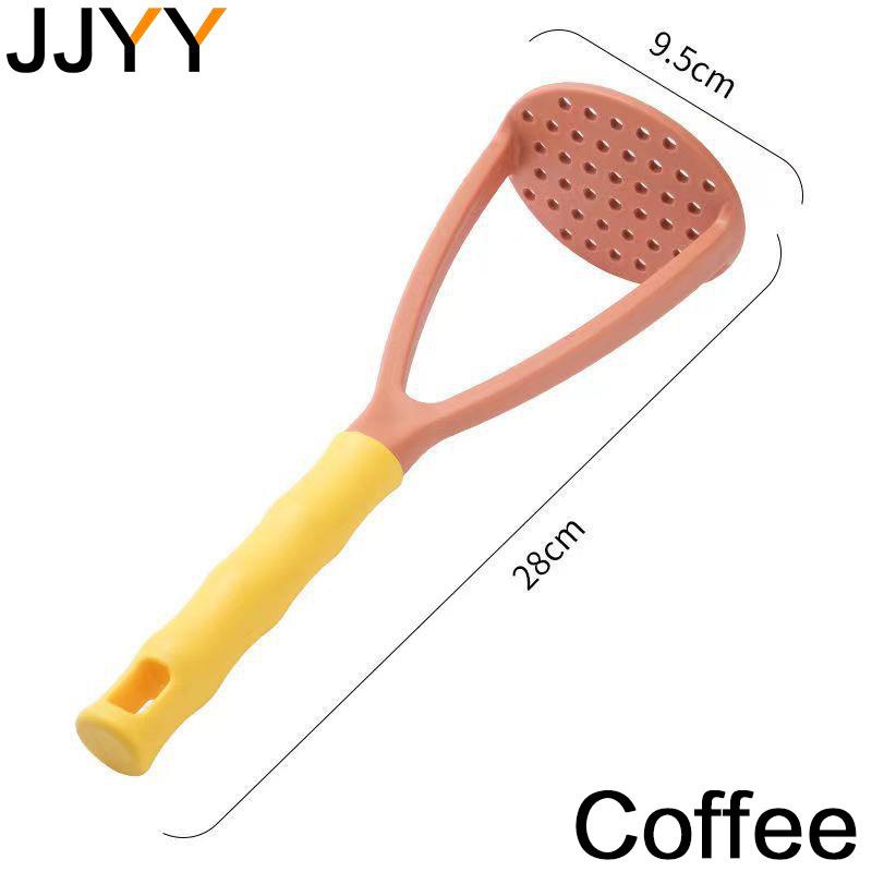 Triturador de batata prensado de plástico, máquina de suco de batata, empurrador de tomate, triturador de batata suave, frutas, stonego, ferramentas de cozinha: Cinza claro