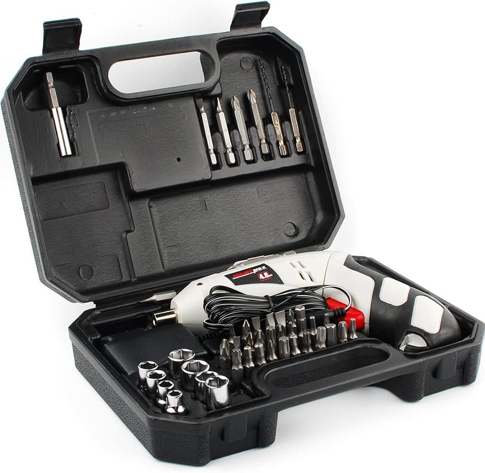 Portable 4.8v Cordless Screwdriver Cordless Drill Driver Drill Repair Power Tools Set