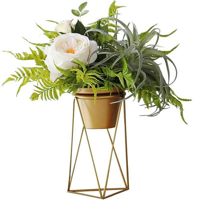 Art fleur support café salon bureau boutique bureau décoratif Pot de fleur Mini charnu vert végétation Pot de fleur