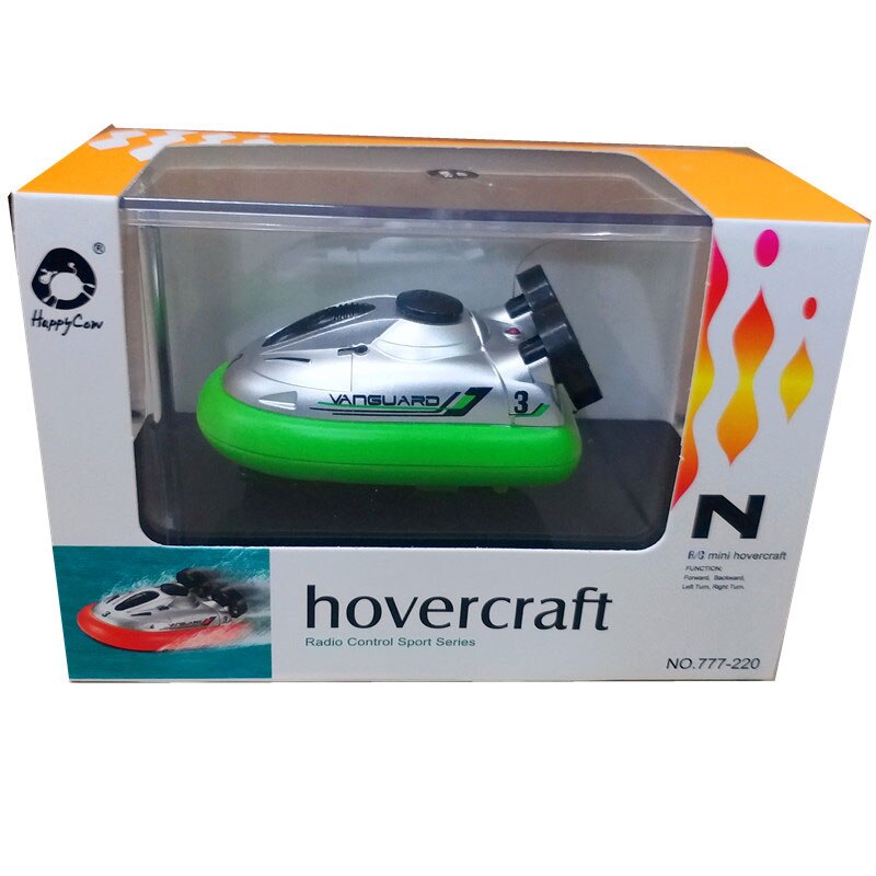 Mini Radio-Controlled Speedboat RC Ship Electric Remote Control Submarines Kid's Scientific Experiment Technology Funny Toy: hovercraft B