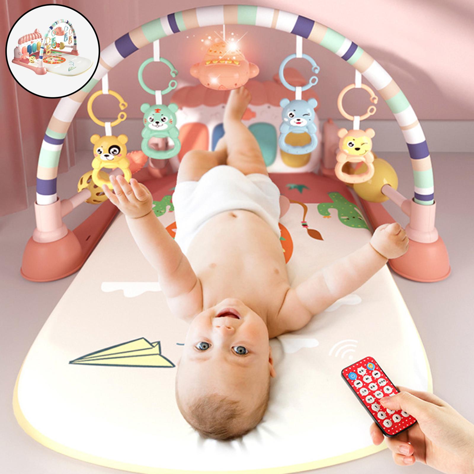 Colchoneta de actividades para gimnasio de bebé, colchoneta de juego, juguetes Premium