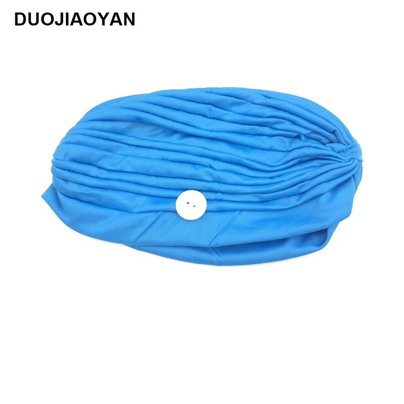 Diadema con botones, soporte para mascarillas, protege tus orejas, accesorios para el cabello, banda para el pelo, Yoga, Opaska, Wlosow: Azul