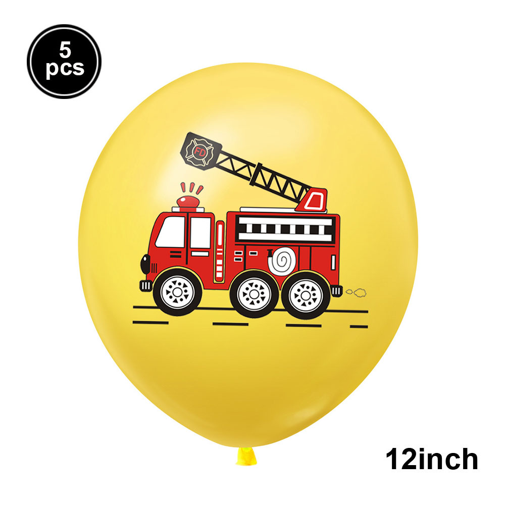 Firefighter Theme Balloon Flame Balloons Inflatable Axe Fire Hydrant Fire Extinguisher Balloon Fireman Birthday Party Decoration: Cream