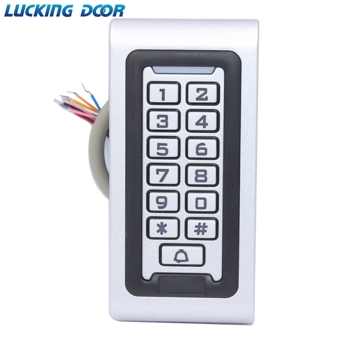 IP67 Waterdichte Backlight Rfid Deur Toegangscontrole Reader Toetsenbord 1000 Gebruikers Deurbel 125Khz Em Card Opener: 13.56Mhz  Version