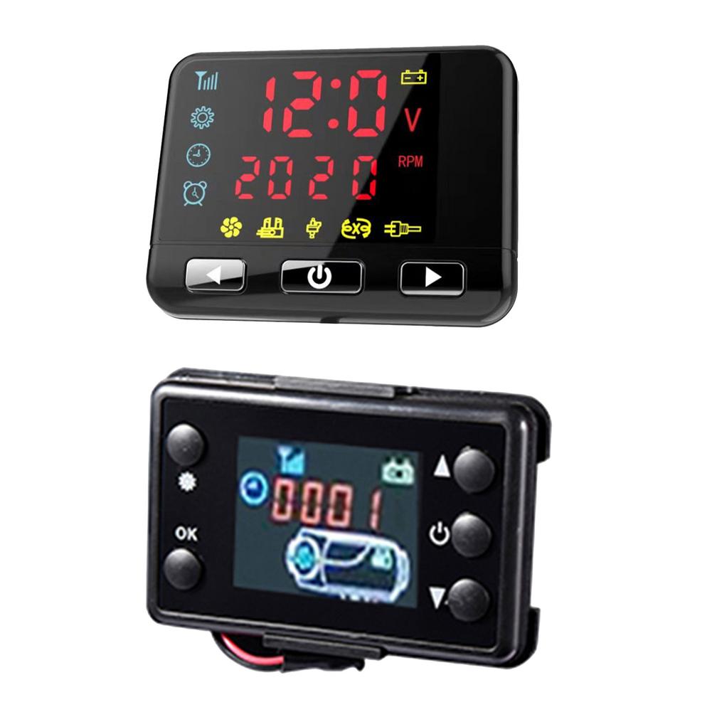 12/24 V LCD Monitor Switch With Remote Control Accessories Controller Universal For Car Track Diesels Air Heater Controller Kit