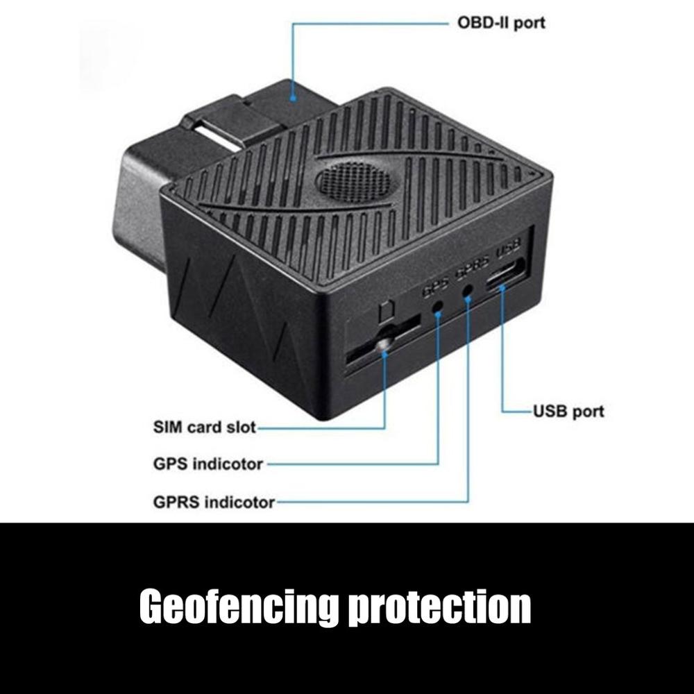 Obd/Obd2 Gsm rastreador Gps para coche Gprs Lbs/localizador de posición Gps seguimiento en tiempo Real alarma de sobrevelocidad geovallas