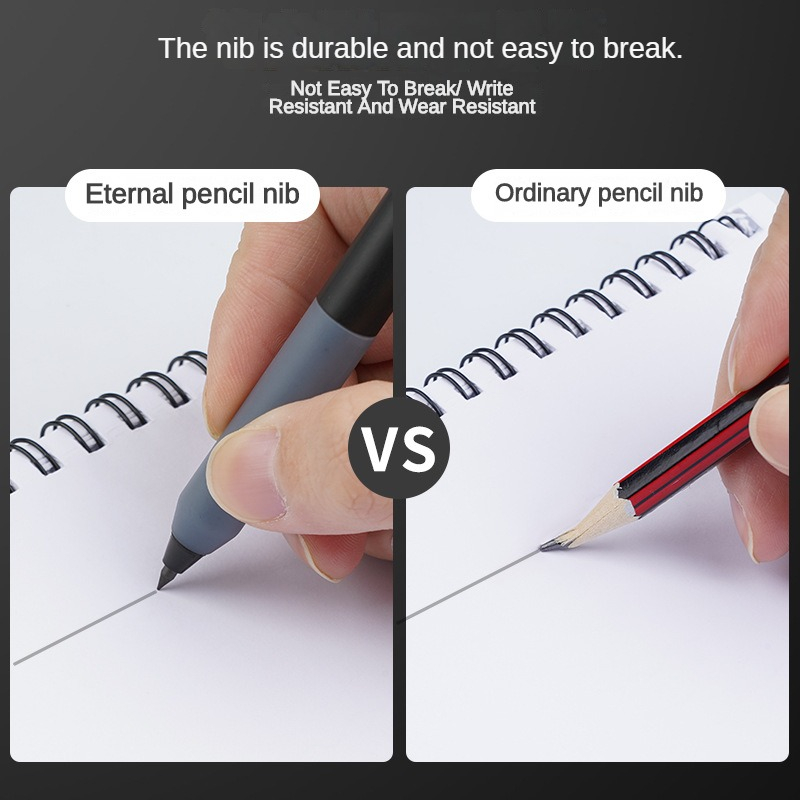 1/3/6 pz Matita Eterna Senza Inchiostro Penna di Scrittura Illimitata infinito arte Schizzo Matite per La Scrittura Forniture per Ufficio Scolastico di Cancelleria