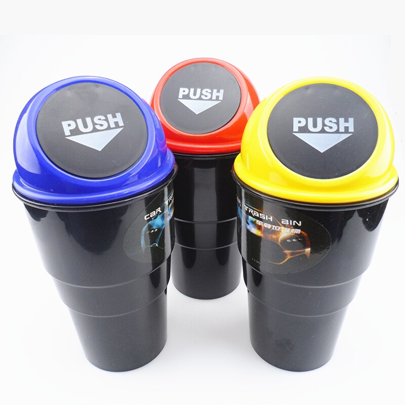ZYBAISHUN Car Trash Bin For Volvo S40 S60 S80 XC60 XC90 V40 V60 C30 XC70 V70