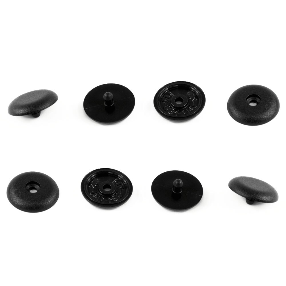 Juego de botones tipo Clip con hebilla, soportes universales para coche, tope, Perno de broche, hebilla de cinturón de seguridad, retenedor, 6x15mm, 4 par/set