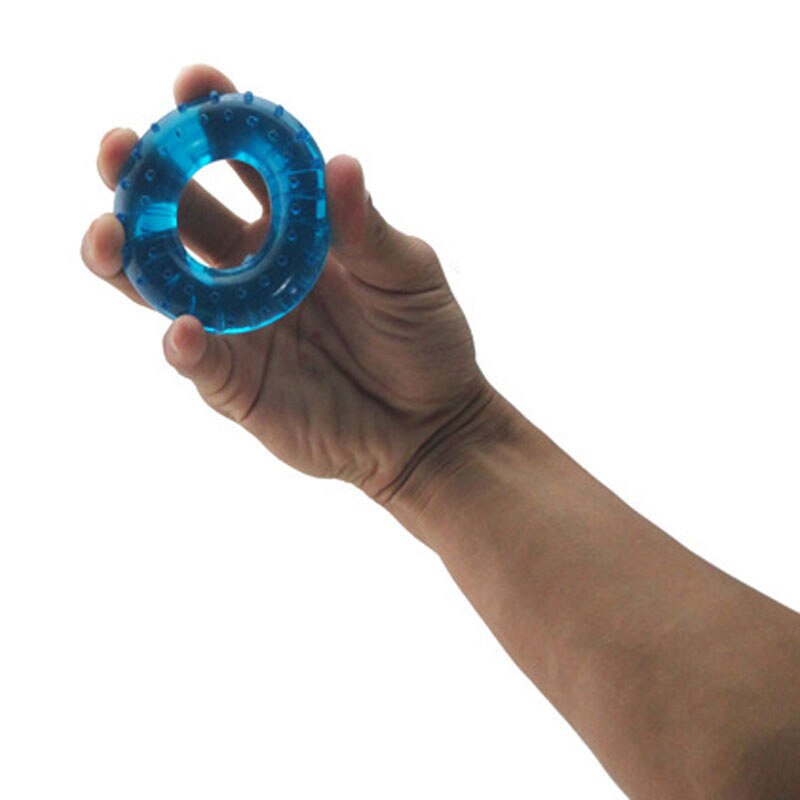 1pcs Hand Grip Strength Muscle Grip Training Fitness Finger Exerciser Ring Power Expander Gripper Sport Equipment 40KG TSLM1