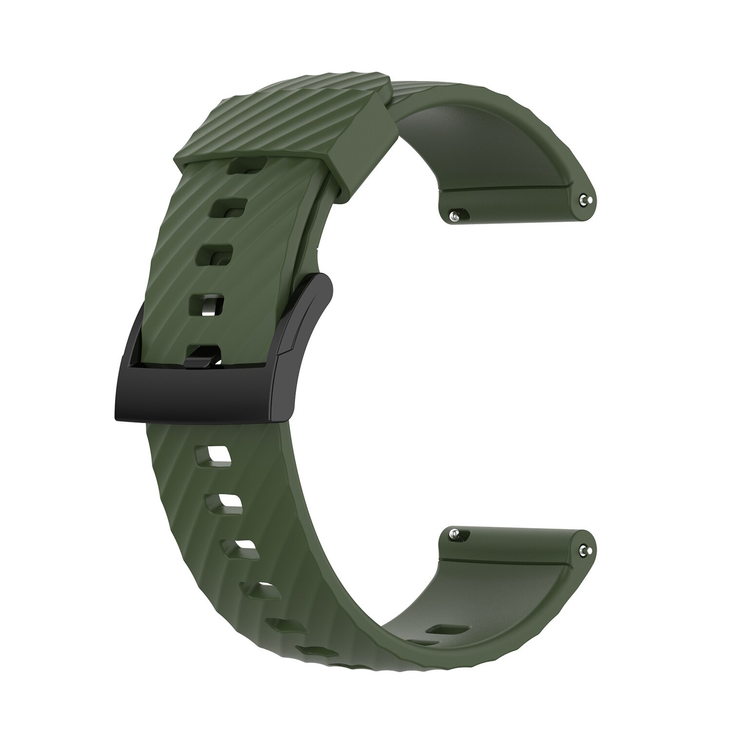 Gummi Uhr Band Für Suunto 7 Suunto 9 Armband Armband Weiche Silikon Uhr Strap Für Suunto 9 Baro/9 spartan/9 GPS Band: Army Green