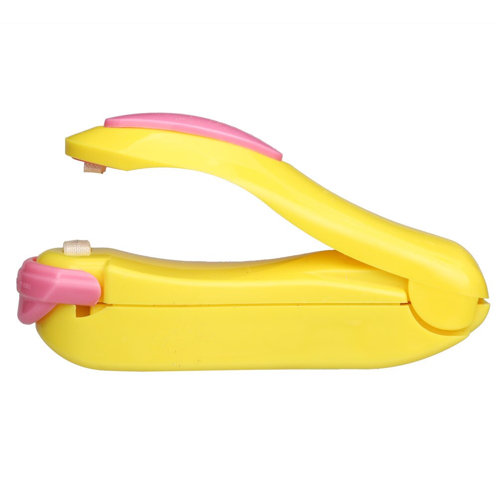 Pakket Mini Gadgets Warmte Sealer Capper Voedsel Saver Voor Plastic Zakken Beste Draagbare Impuls Mini Afdichting Huishoudelijke Machine: Yellow